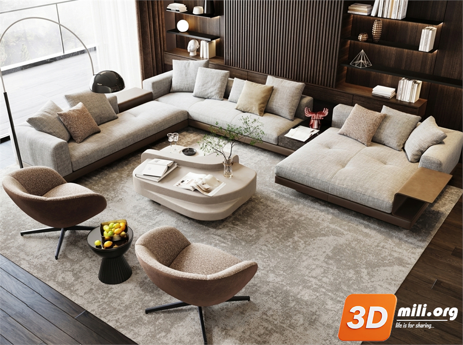 Sofa Minotti Skp Files 
